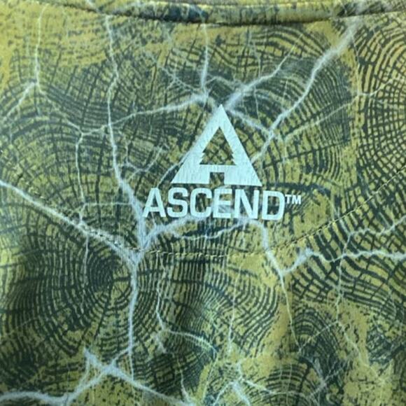 Ascend Mens Large Long Sleeve Athletic Polyester Blend Shirt Top Sportswear - Picture 5 of 5